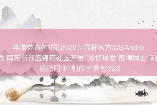 华游体育(中国)2026世界杯官方IOS|Android手机app下载 南苑街谈盛锦苑社区开展“浓情母爱 感德同业”制作手提包活动