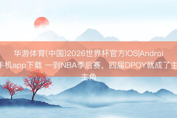 华游体育(中国)2026世界杯官方IOS|Android手机app下载 一到NBA季后赛，四届DPOY就成了主角