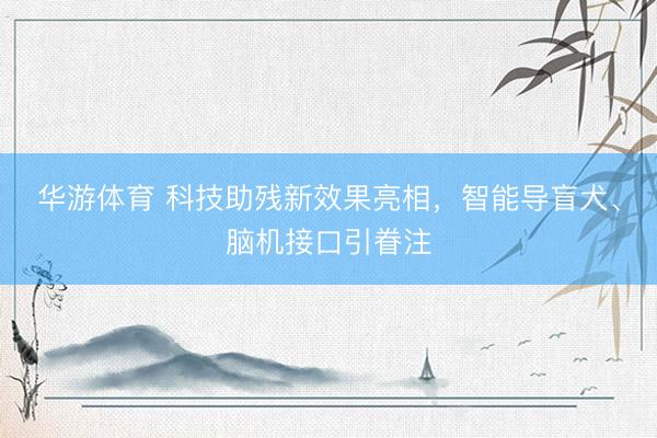 华游体育 科技助残新效果亮相，智能导盲犬、脑机接口引眷注